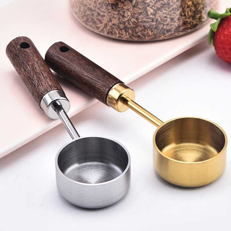 Sugar Scrub Coffee - Colher medidora de aço inoxidável 15ml,