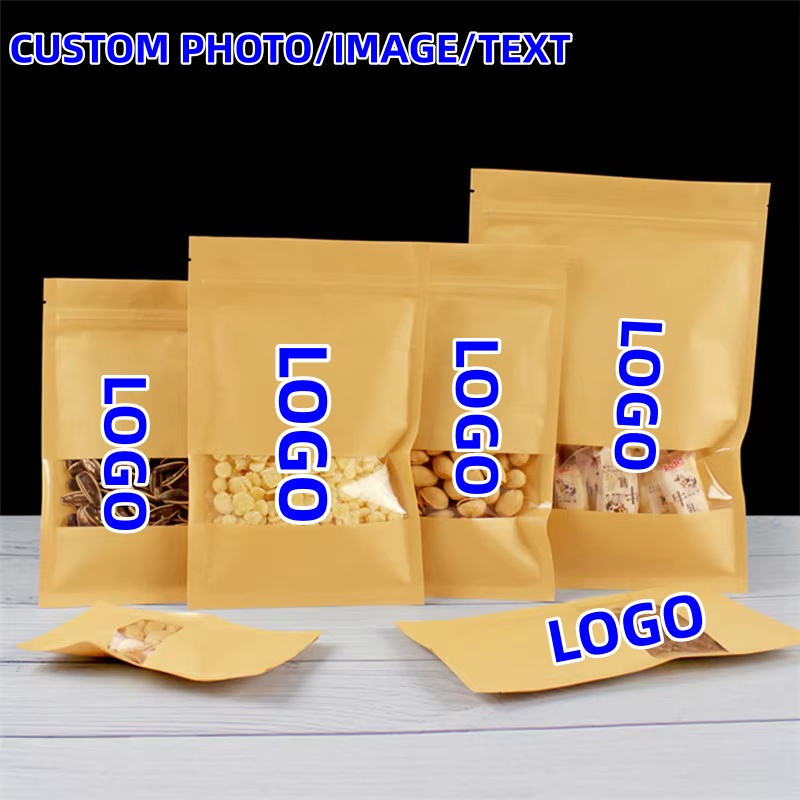 Sugar Scrub Coffee - 100 sacos ziplock da janela do