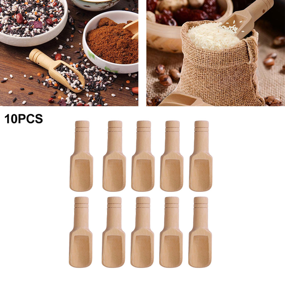 Sugar Scrub Coffee - 10 pçs de madeira pequena mini