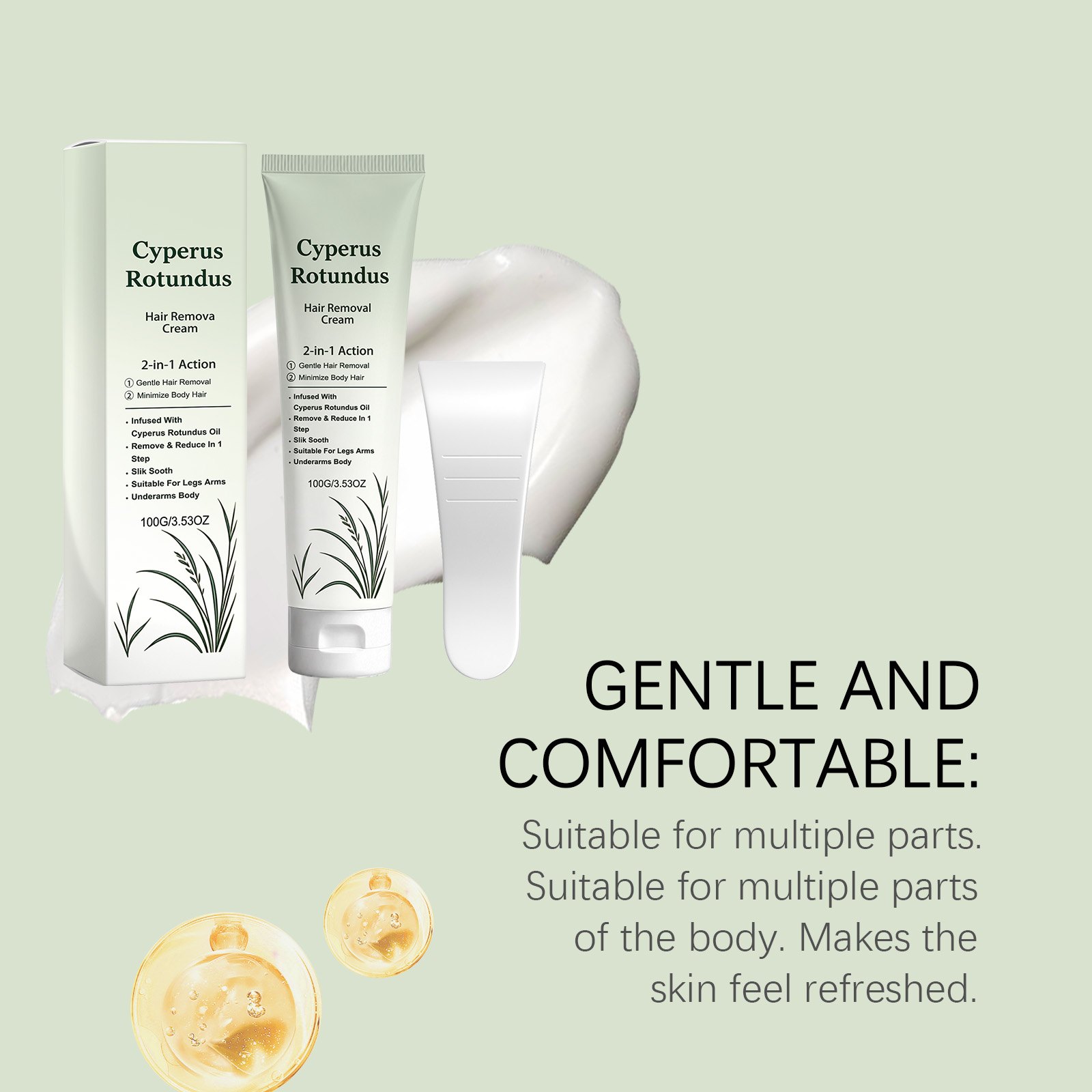 Creme Depilatório Suave Cyperu - Hair Removal Cream avaliação e preço