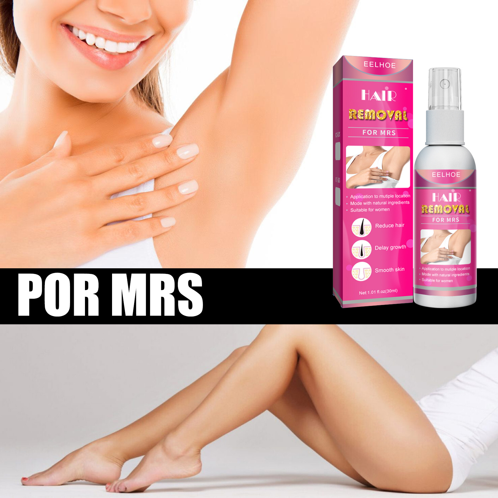 EELHOE-Spray indolor da remoçã - Hair Removal Cream avaliação e preço