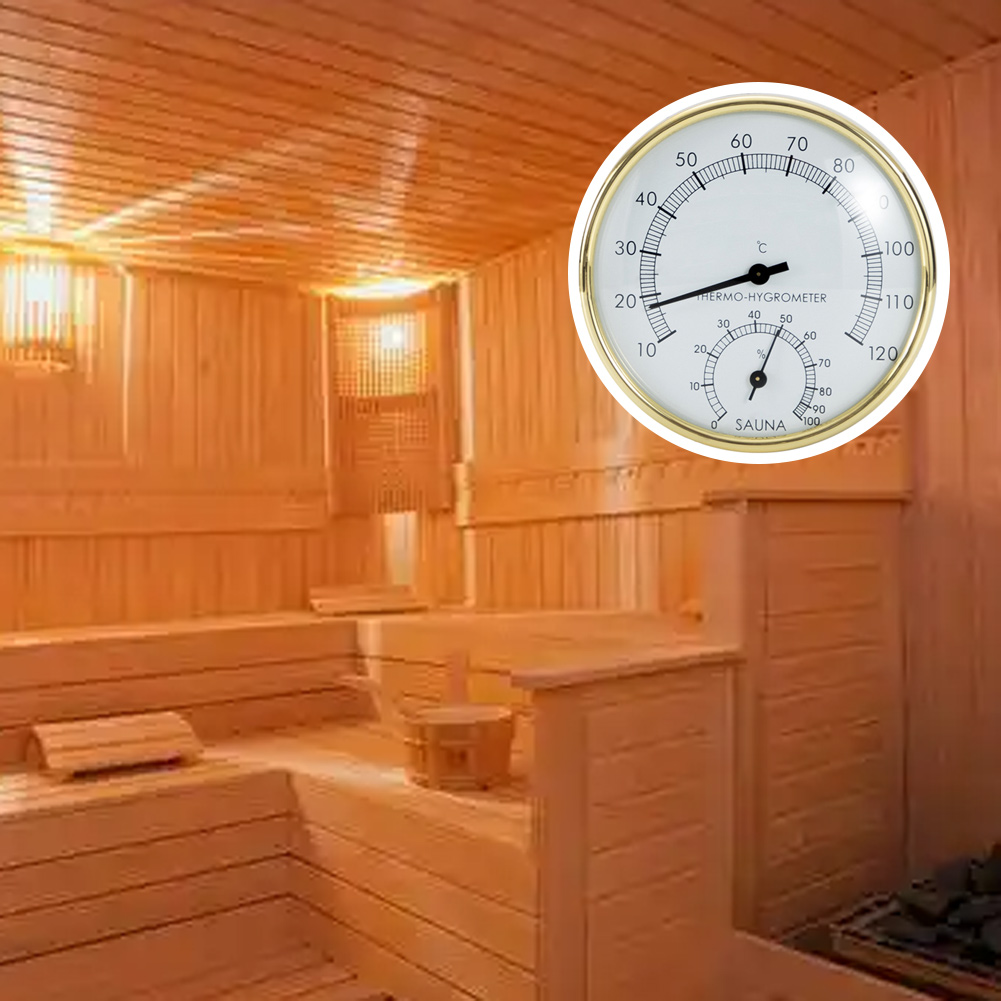 Higrômetro de sauna em aço ino - Spa Wellness In avaliação e preço