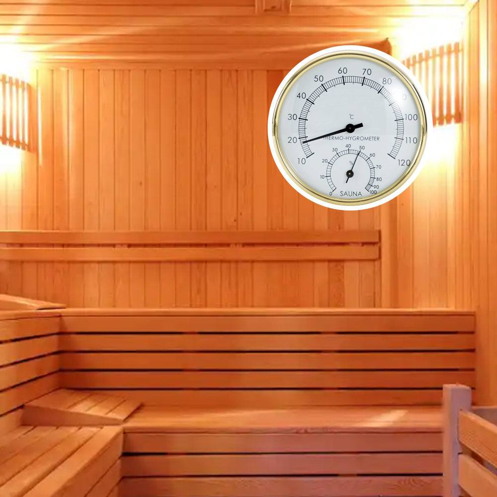 Higrômetro de sauna em aço ino - Spa Wellness In avaliação e preço